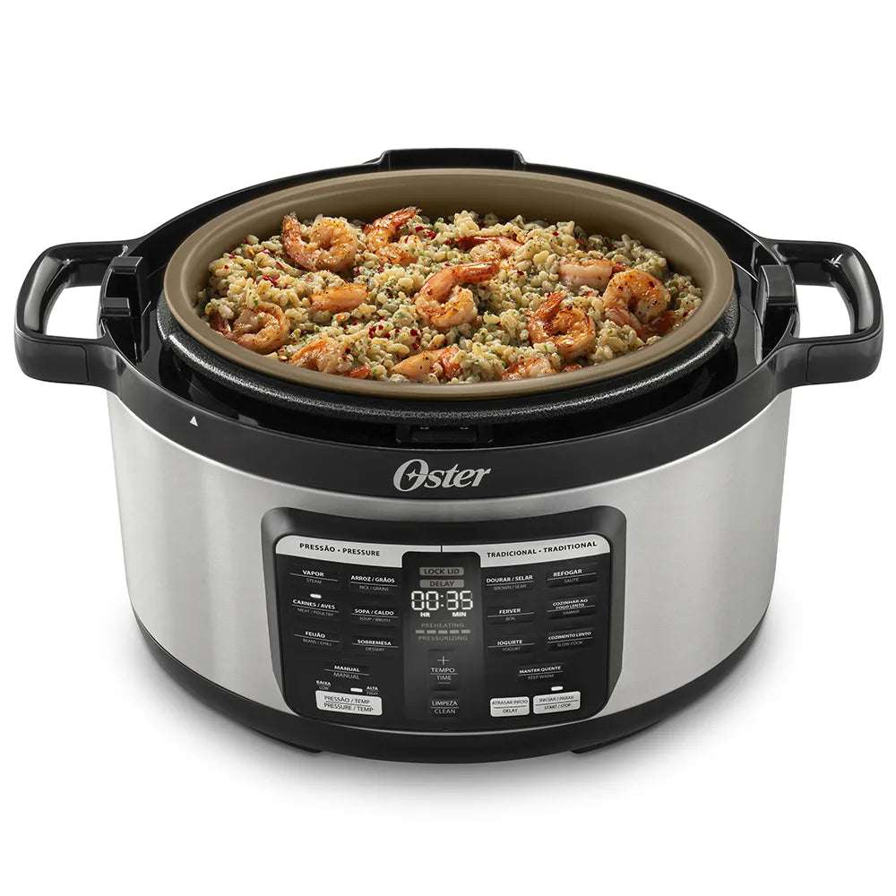 Panela de Pressão Elétrica Multifunções 5,7L