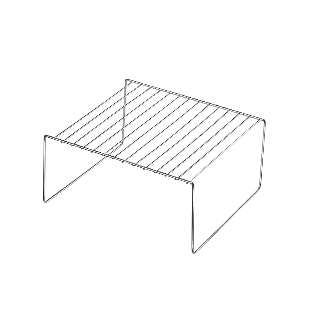 Suporte Organizador Quadrado De Apoiar Prateleira Armário Cromado