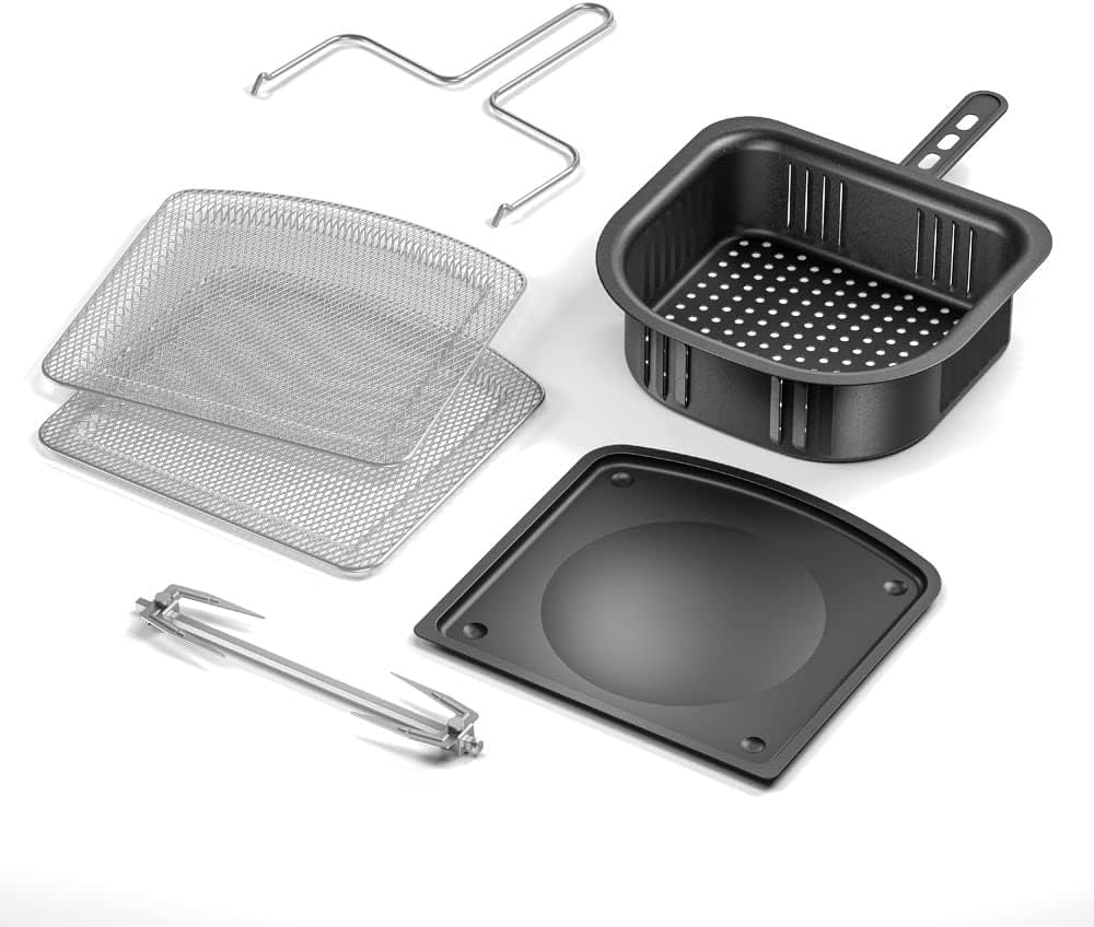 Fritadeira Elétrica sem oleo Forno Oven Airfryer 12L digital receita programada 2 bandejas espeto giratório 1700W Electrolux EAF90 Grafite 127v por Rita Lobo