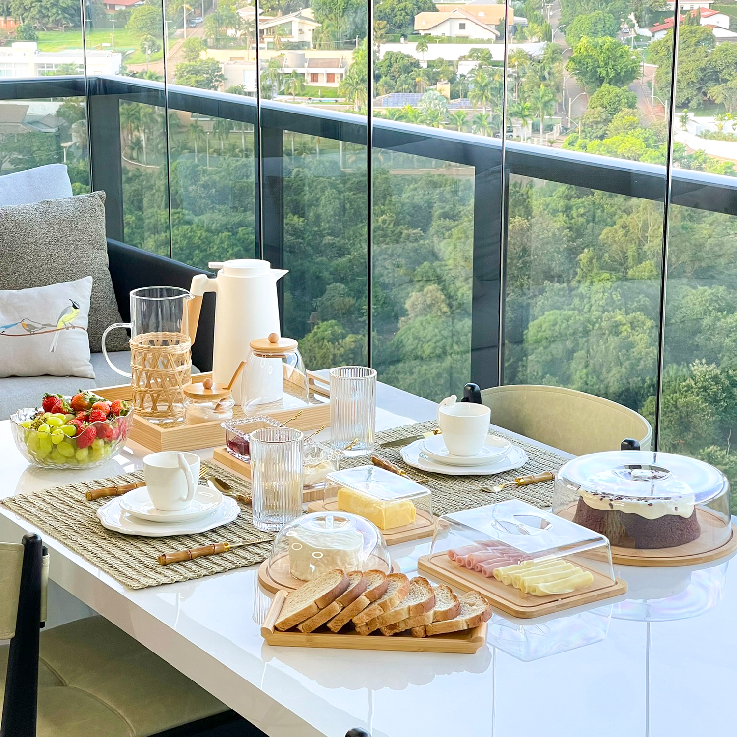 Prato de Sobremesa Algarve Branco 21cm