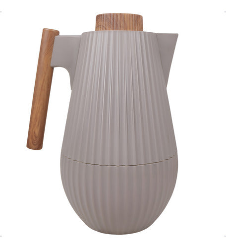 Garrafa Térmica Para Café Chá 1000ml Canelada Resistente