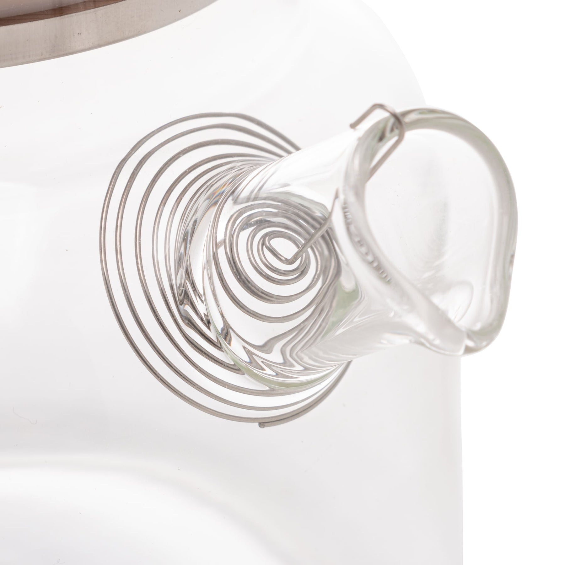 Chaleira de Vidro Borossilicato com Tampa em Bambu 600ml