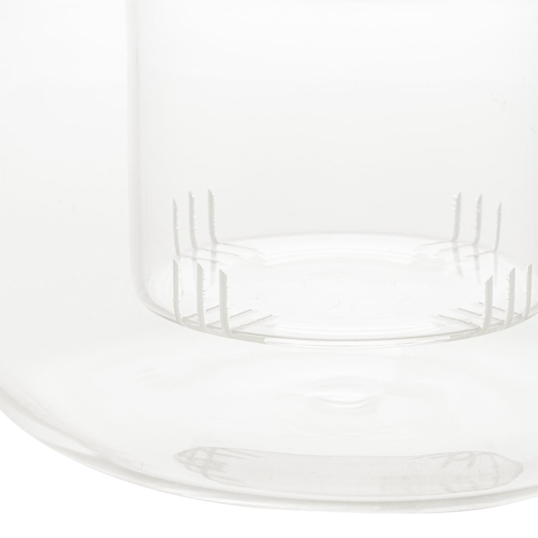 Chaleira de Vidro Borossilicato Resistente ao Calor - 800ml