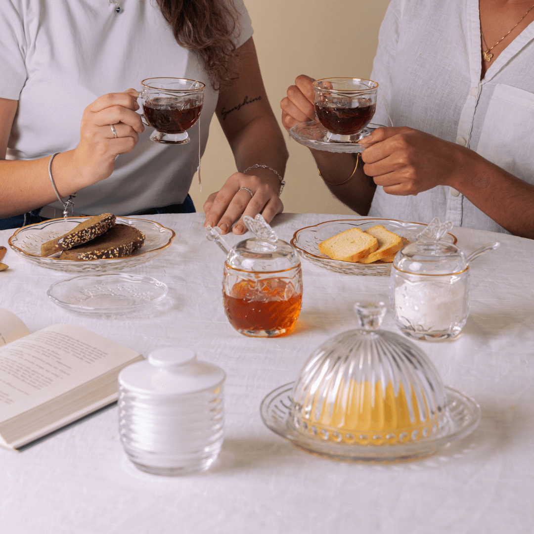 Meleira com Pegador de Cristal New Butterfly com Fio de Ouro 250ml