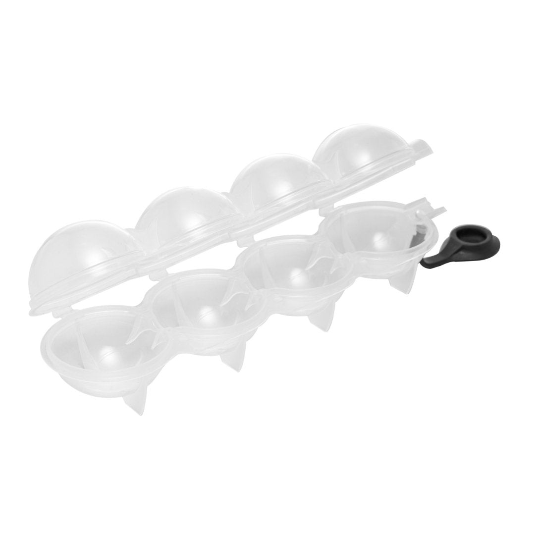 Forma para Gelo 4 Cavidades Redondas de Plástico 250ml