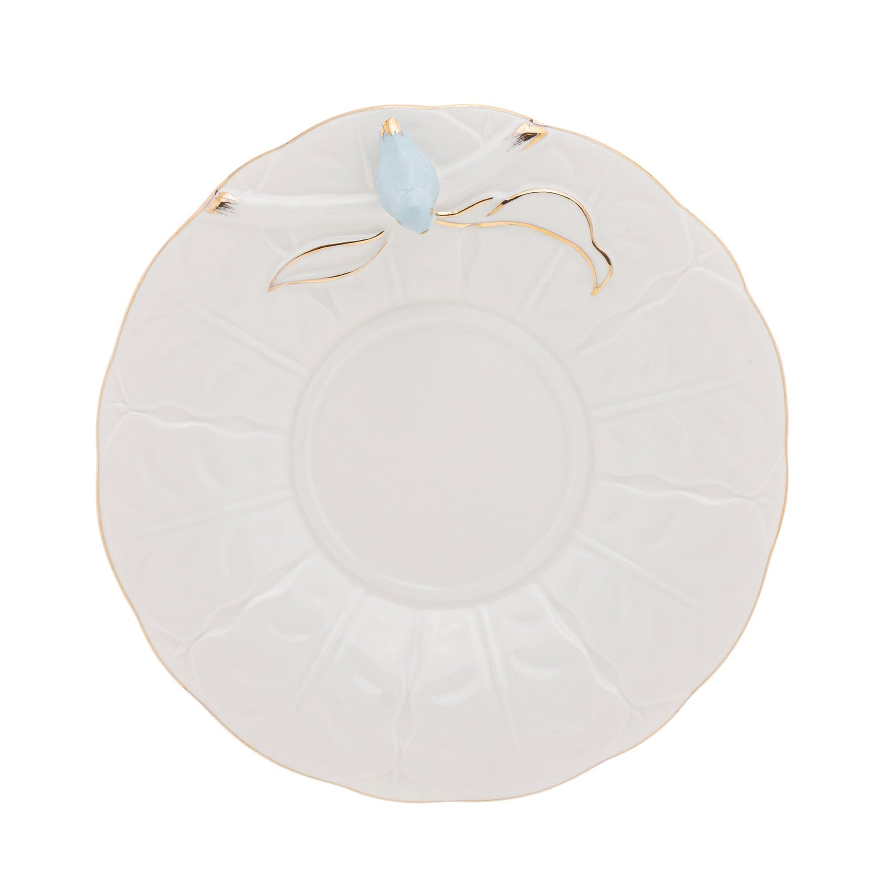 Jogo 4 Xicaras para Chá em Porcelana Birds Branca 200ml