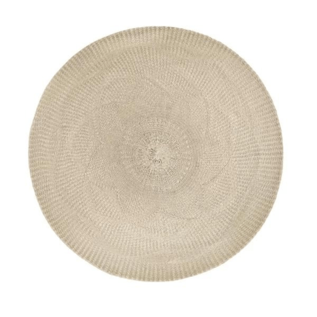 Jogo Americano Redondo Serenity Areia 38cm