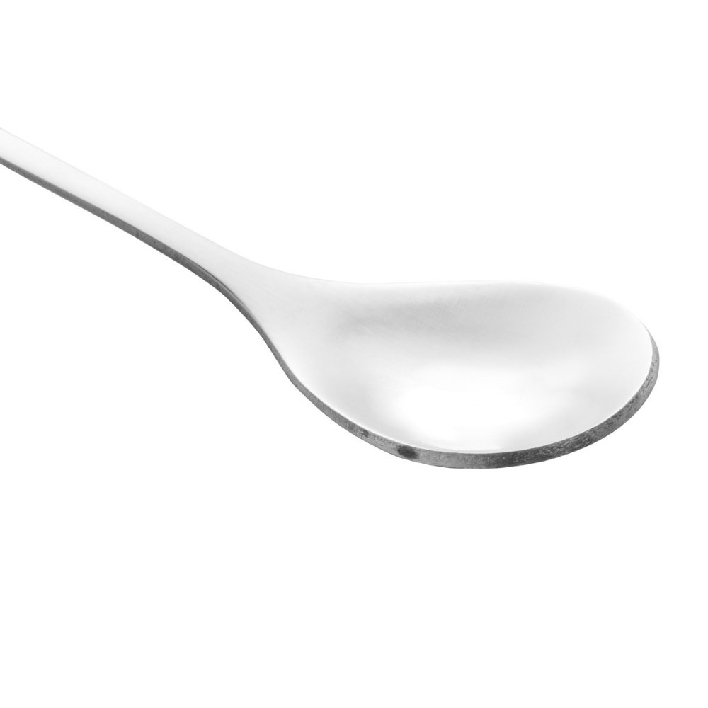 Jogo de 4 Colheres Aço Inox Para Chá Leaves Folhas