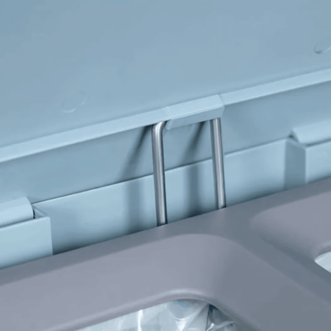 Lixeira de Pedal Trium Duplo Compartimento Branco 20 Litros