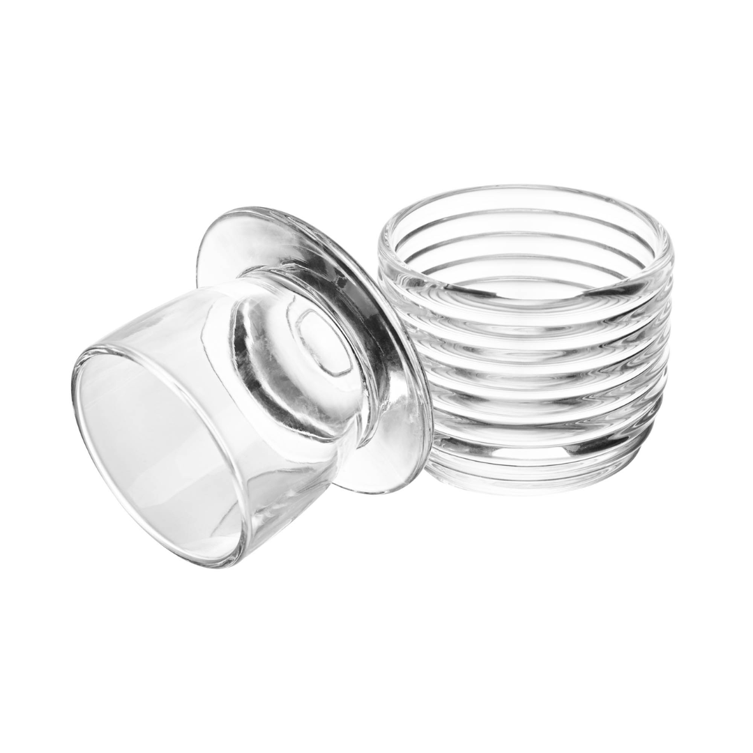 Manteigueira Francesa Colmeia de Vidro 10,5cm