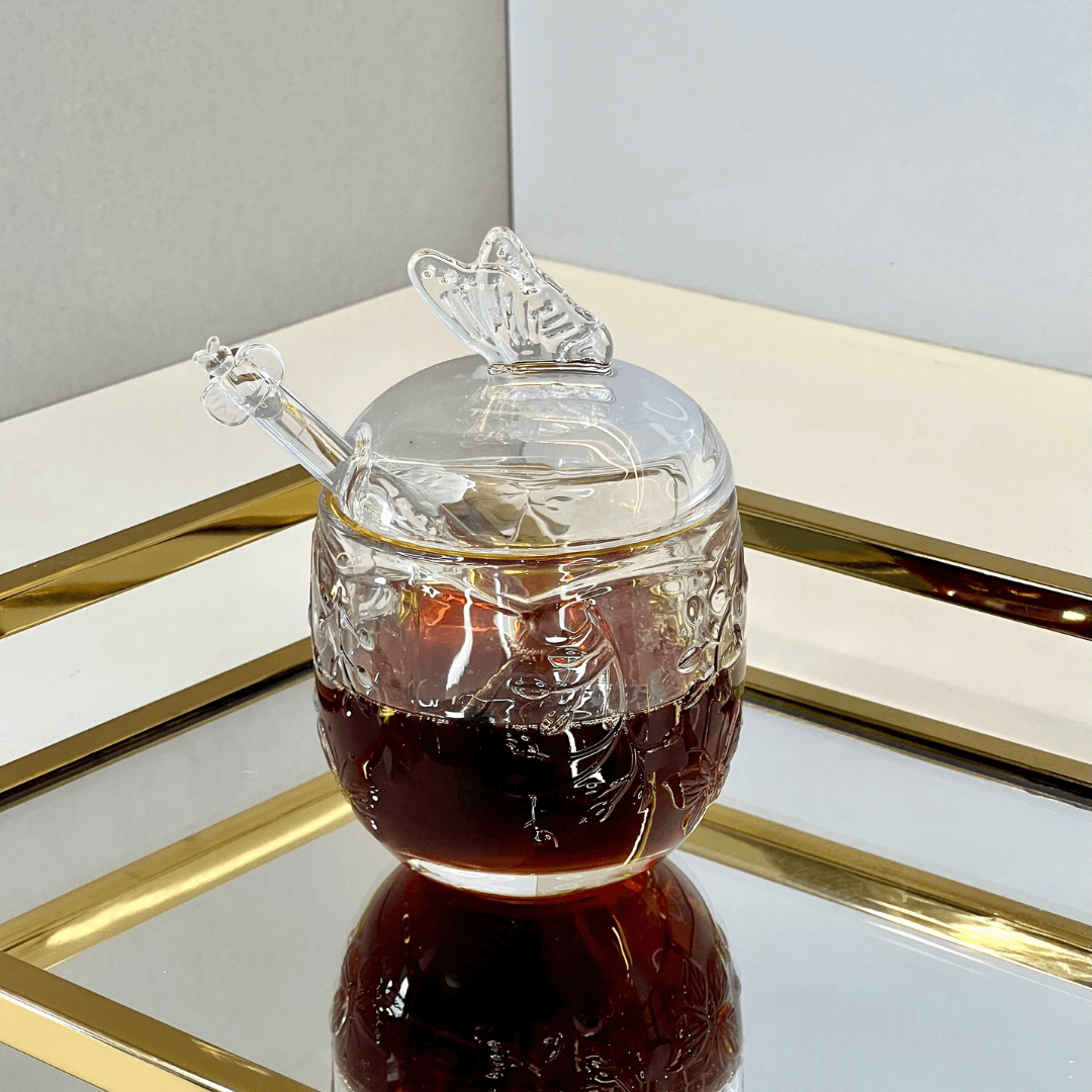 Meleira com Pegador de Cristal New Butterfly com Fio de Ouro 250ml