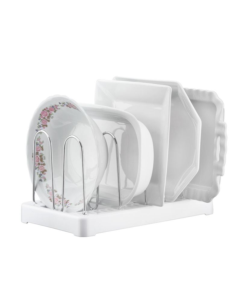 Organizador de Formas, Travessas e Frigideiras Branco