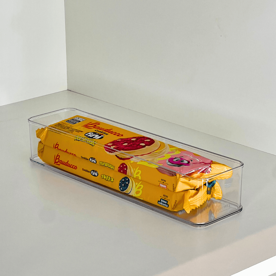 Organizador Encaixa Multiuso Retangular Transparente 29,2cm