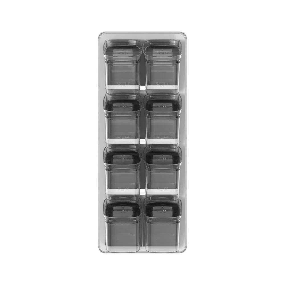 Organizador para Temperos Clear Natura 9 Peças