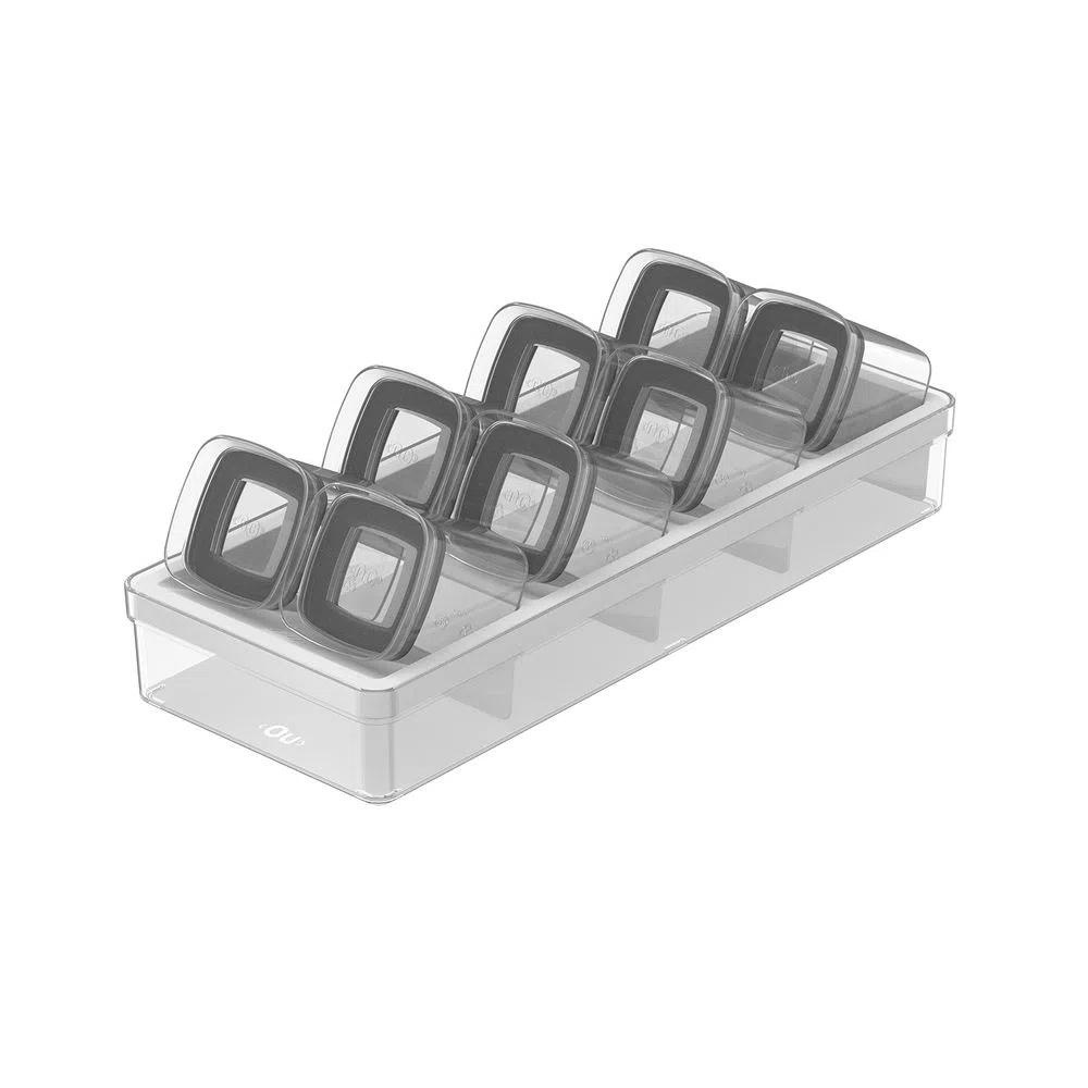 Organizador para Temperos Clear Natura 9 Peças