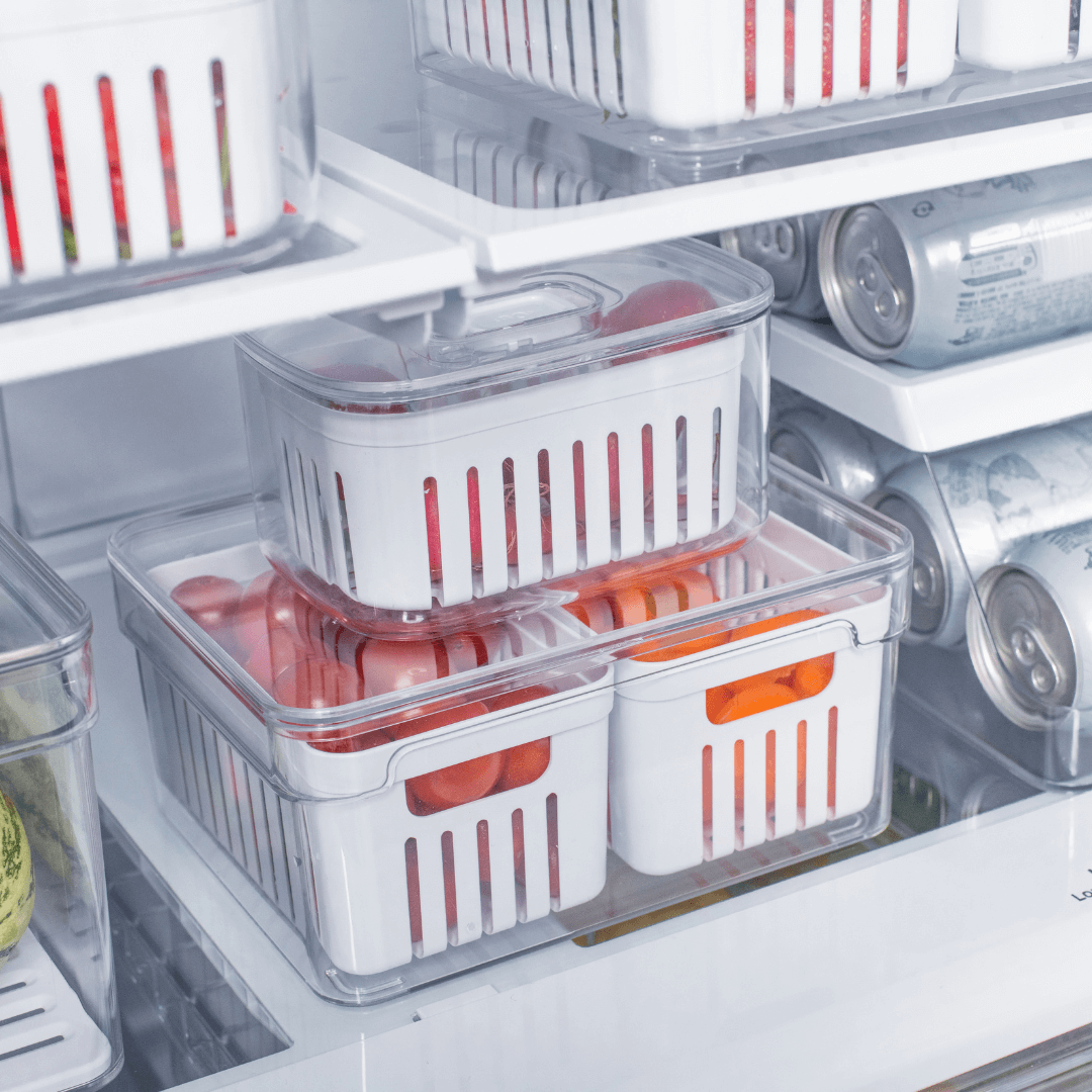 Pote para Geladeira Clear Fresh com 2 Cestos 2,2L