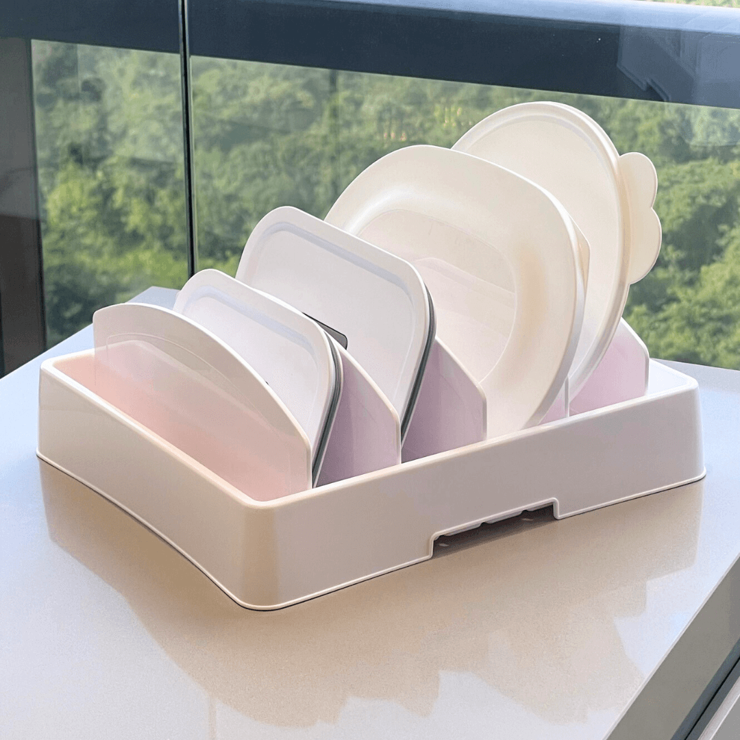 Organizador para Tampas de Potes Branco