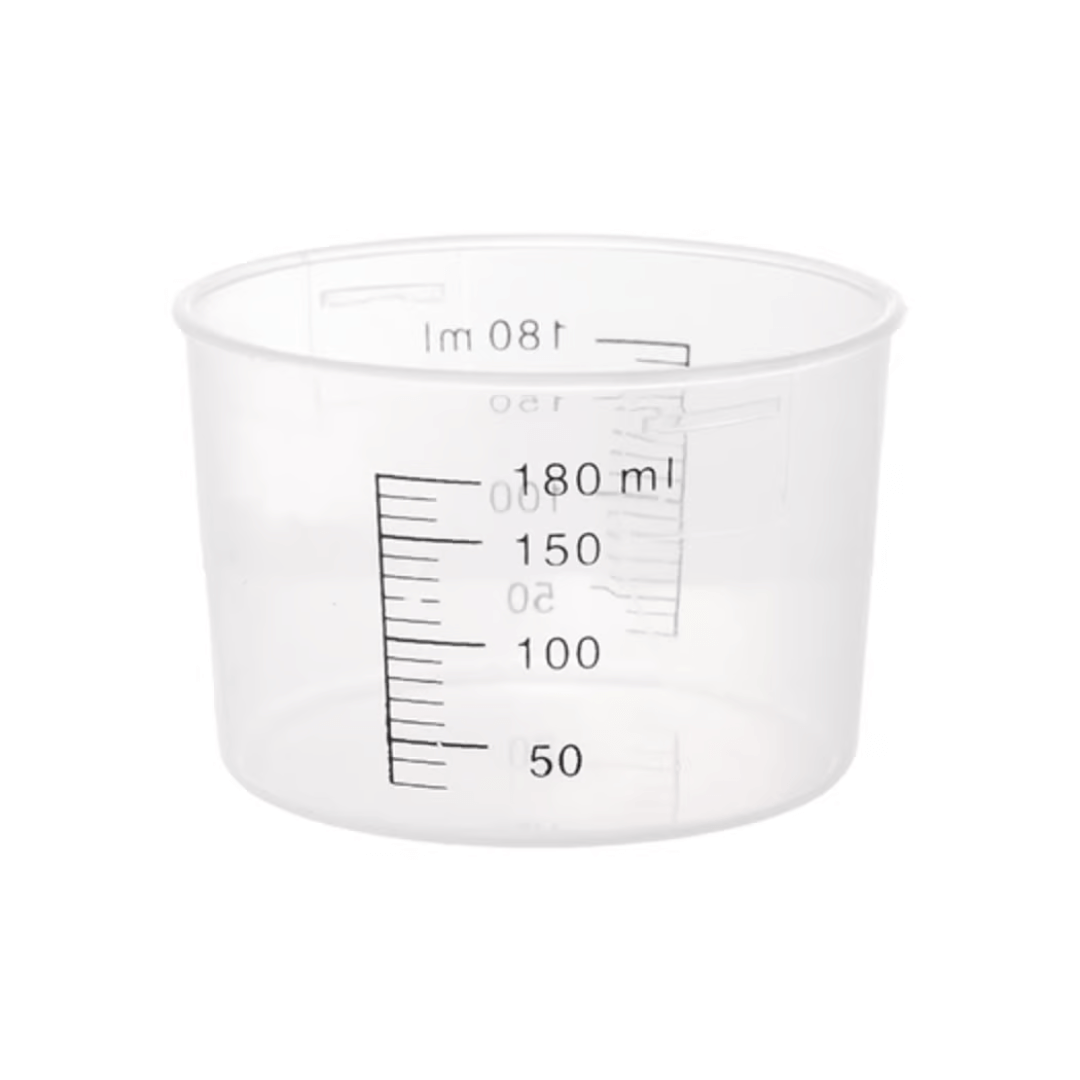 Pote Hermético Porta Mantimento com Copo Medidor de Plástico 2,5L