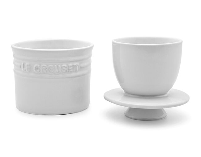 Pote para Manteiga Manteigueira Branca Le Creuset