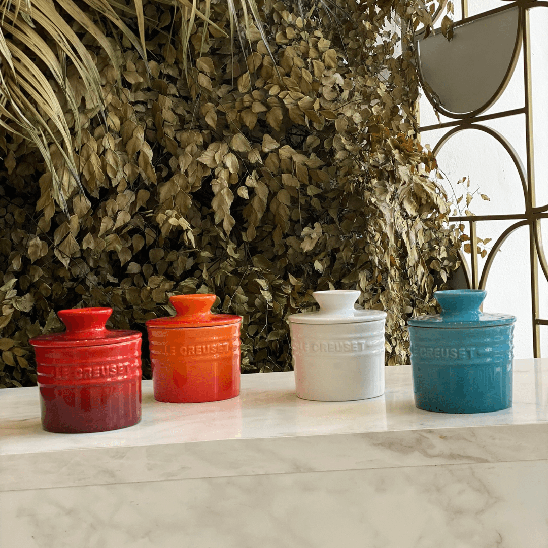 Pote para Manteiga Manteigueira Branca Le Creuset