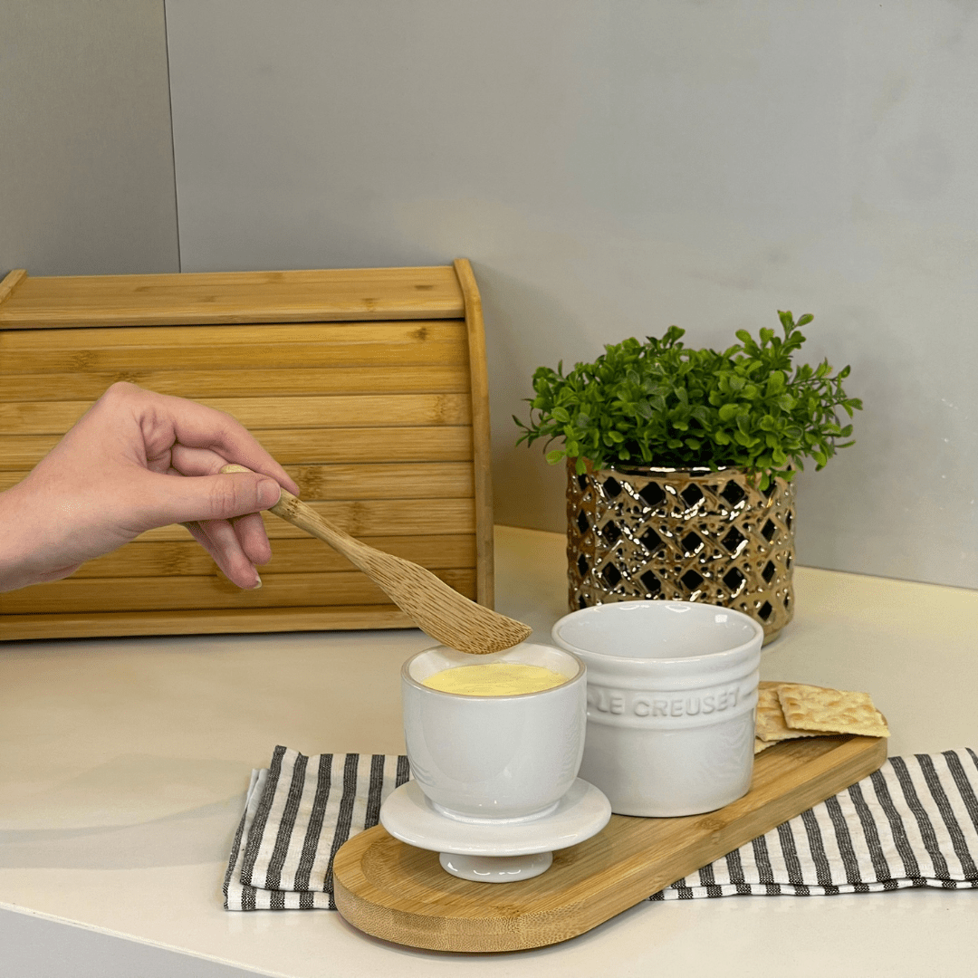 Pote para Manteiga Manteigueira Branca Le Creuset