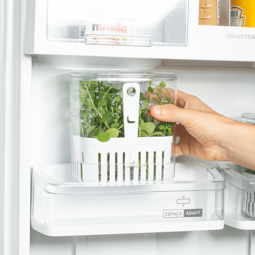 Organizador Pote para Temperos Frescos Clear Fresh 1,5 Litros