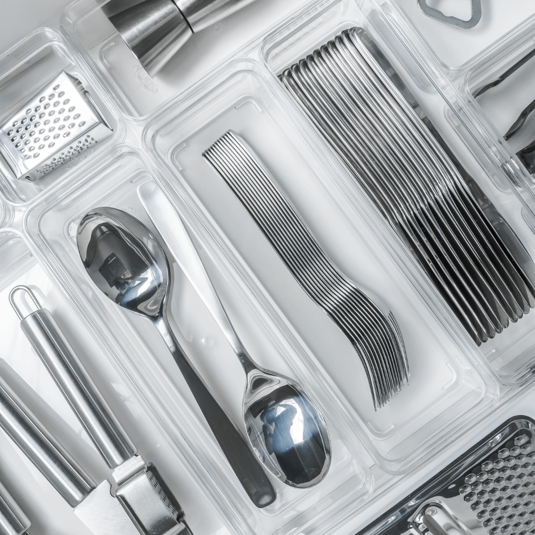 Organizador Encaixa Retangular Transparente 21,9cm