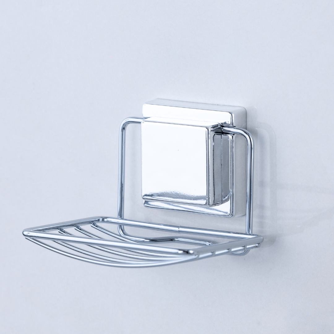 Saboneteira Fixação Ventosa Cromada