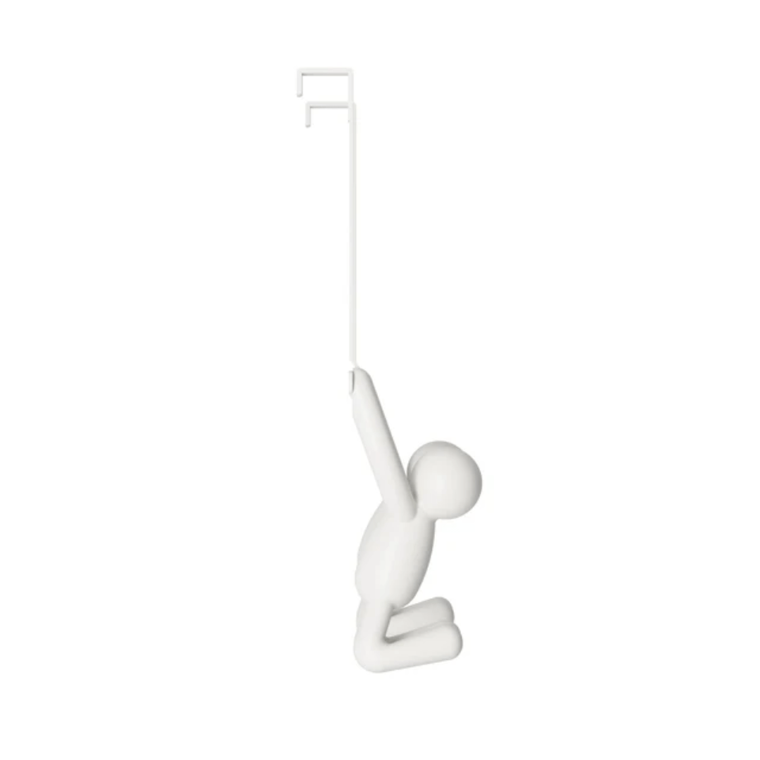 Suporte Cabideiro de Porta Buddy Branco