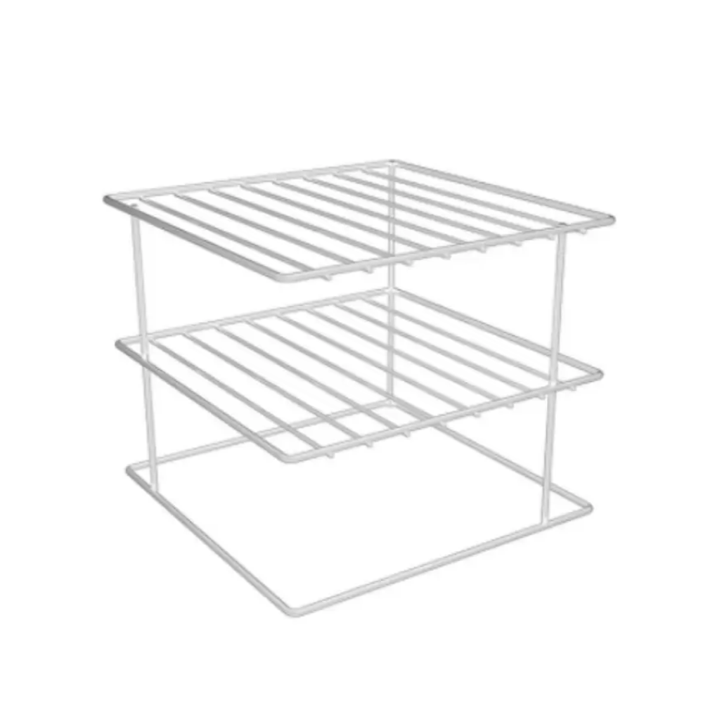 Suporte Para Pratos Organizador de Bancada Branco