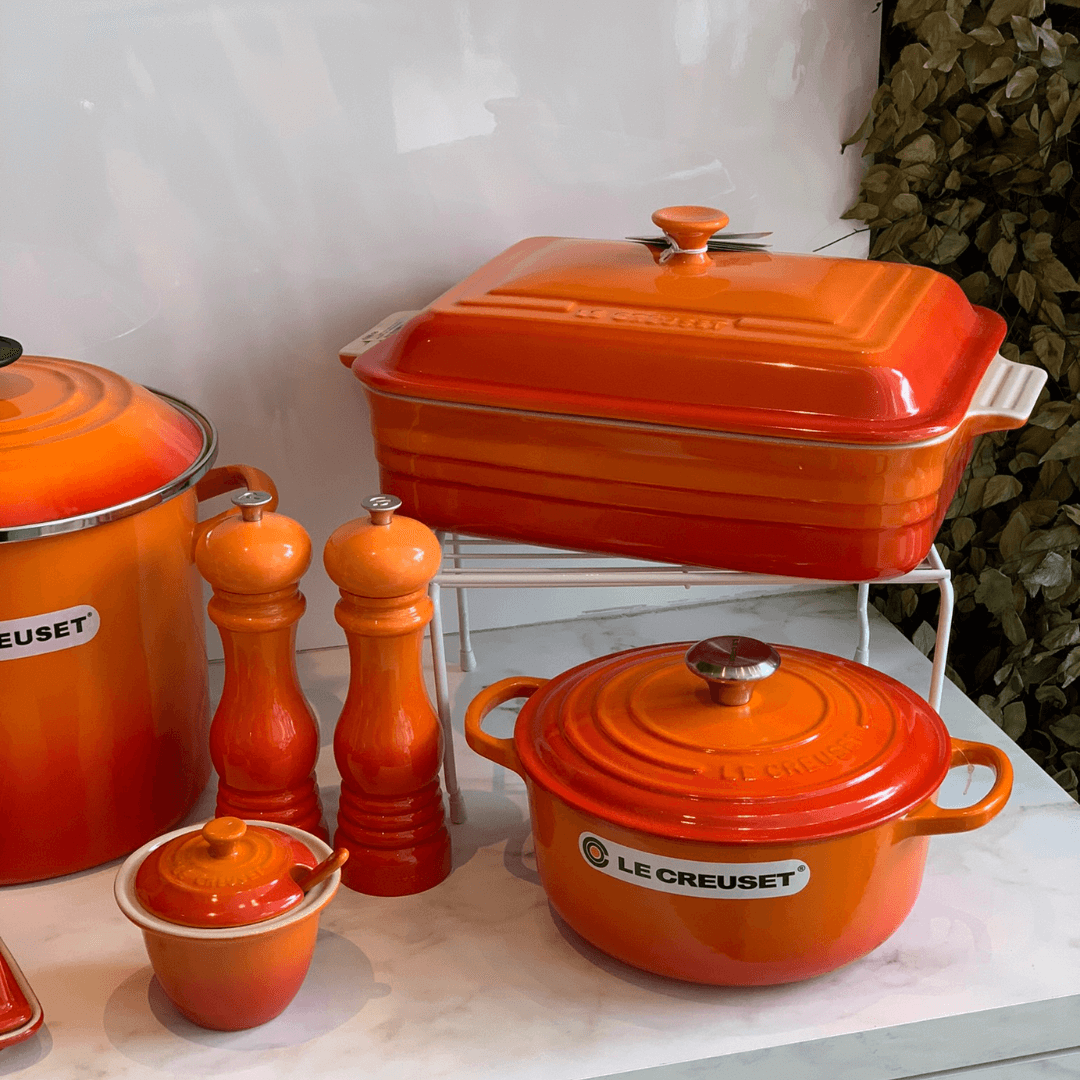 Pote Para Condimento Indiano Açucareiro Laranja Le Creuset