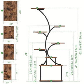 Suporte Multifuncional para Plantas 8 Níveis