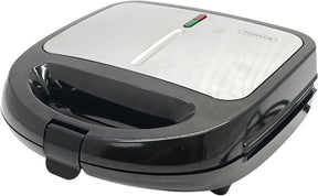 Sanduicheira e Grill Elétrica Antiaderente Preto 3 em 1 850W Compacta e Versátil