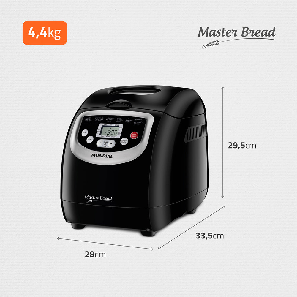 Panificadora Automática Master Bread, Mondial, 700W - NPF-53