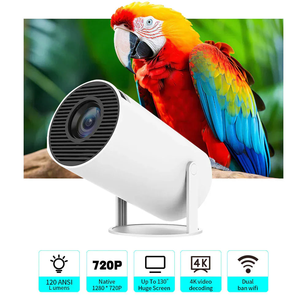 Projetor 4K HD 150 Polegadas Magcubic Wifi e Bluetooth Bivolt