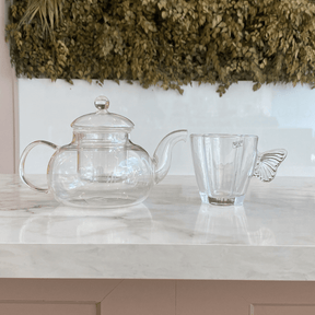 Chaleira de Vidro Borossilicato Resistente ao Calor - 800ml