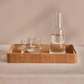 Bandeja Decorativa em Madeira 37cm