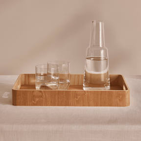 Bandeja Decorativa em Madeira 37cm