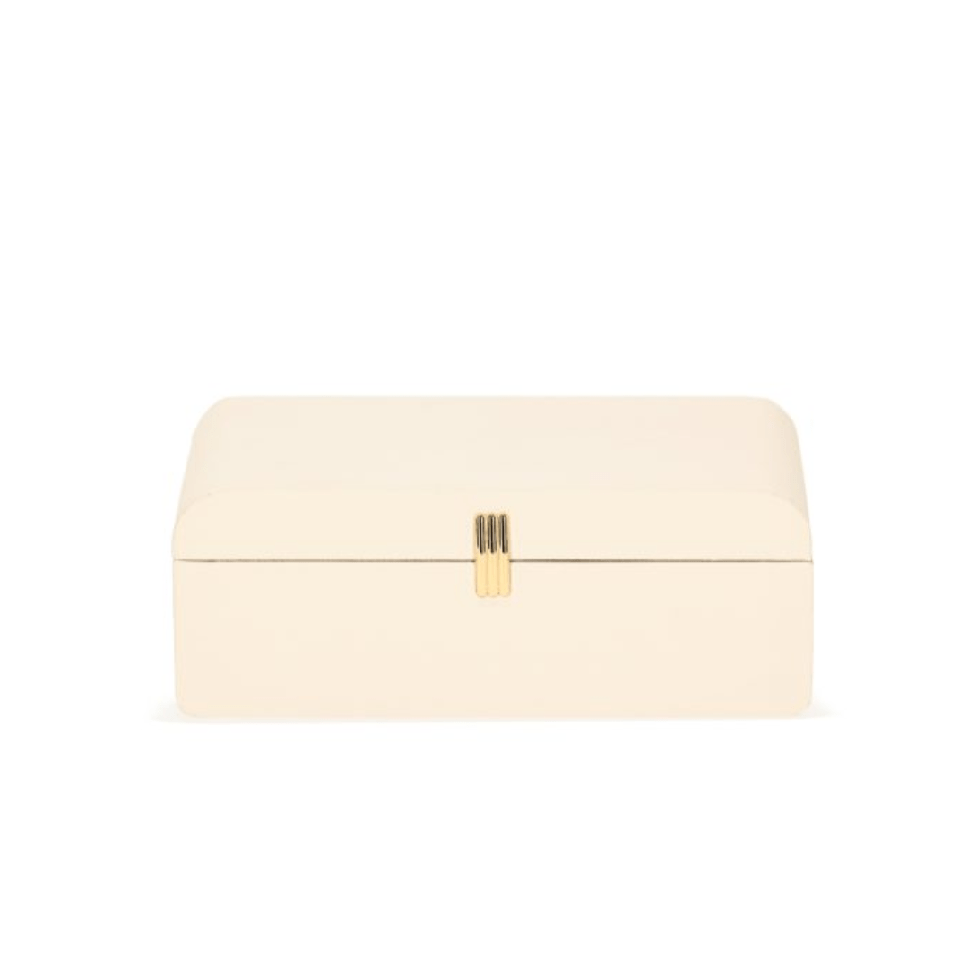 Caixa em MDF Revestido com PU Branco 24cm P