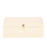 Caixa em MDF Revestido com PU Branco 28cm