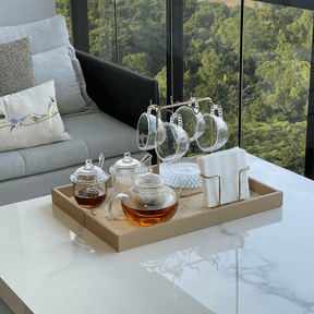 Chaleira de Vidro Borossilicato Resistente ao Calor - 800ml