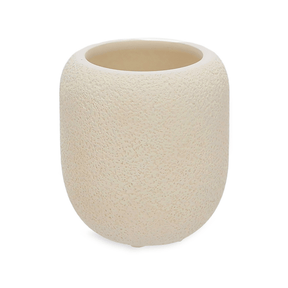 Copo Multiuso Porta Objetos em Cimento Bege 9cm