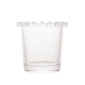 Copo Porta Talheres de Cristal de Chumbo com Detalhes em Formato de Coração