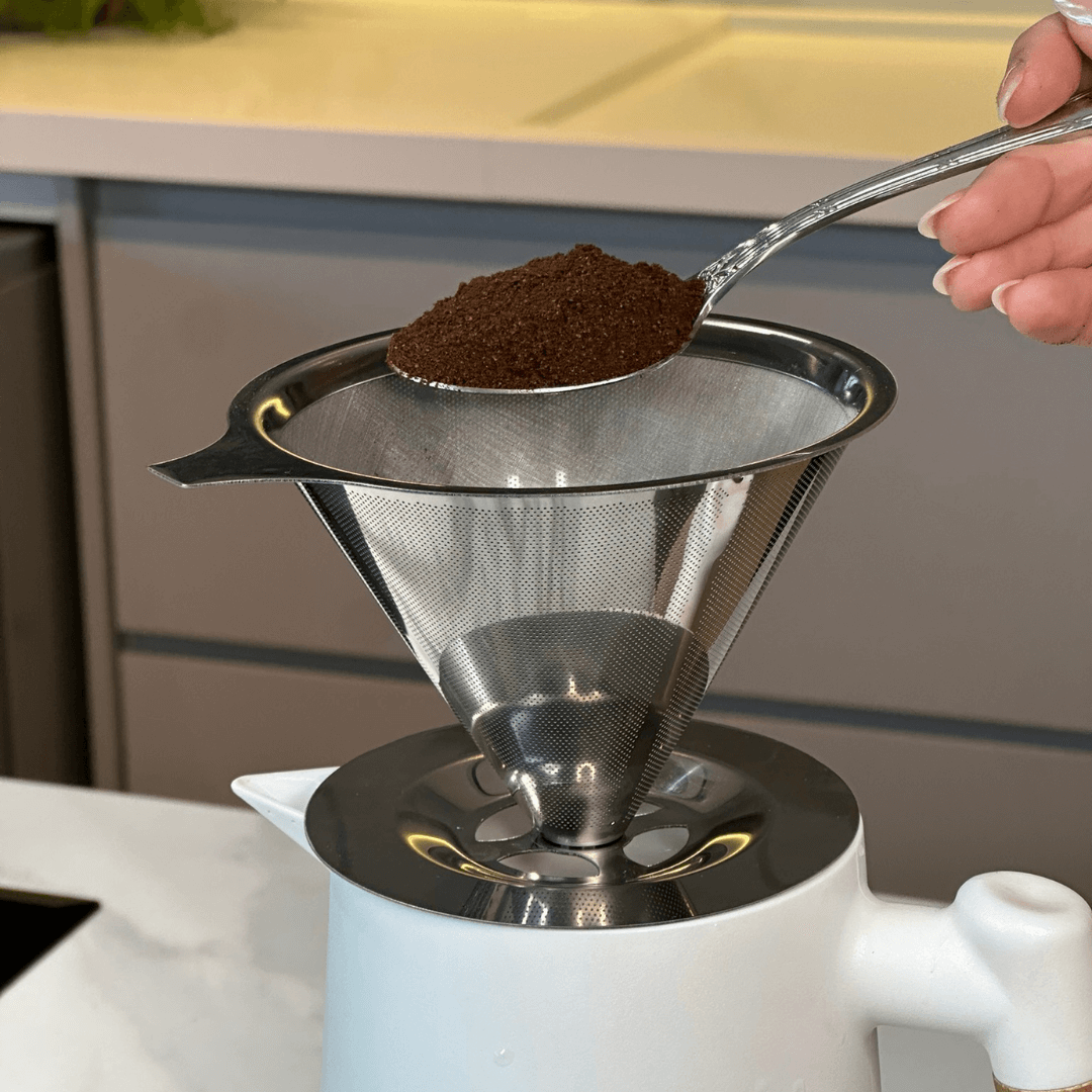 Filtro para Café em Aço Inox 13cm Filtro 102