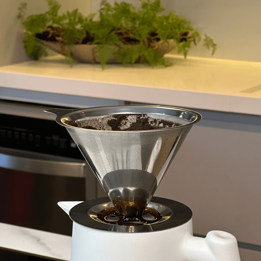 Filtro para Café em Aço Inox 13cm Filtro 102