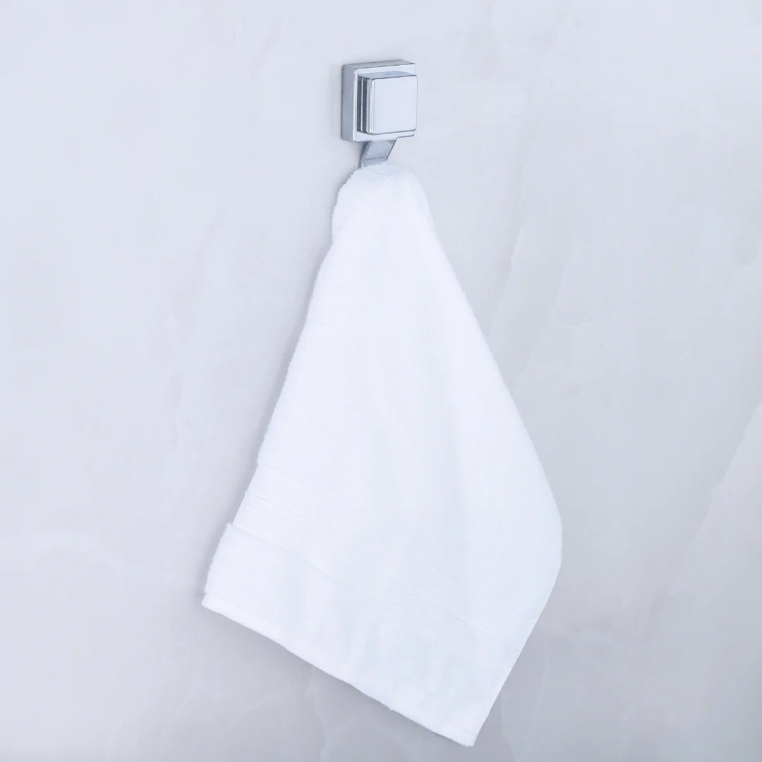 Gancho de Parede com Ventosa Cromado Suporta até 3KG