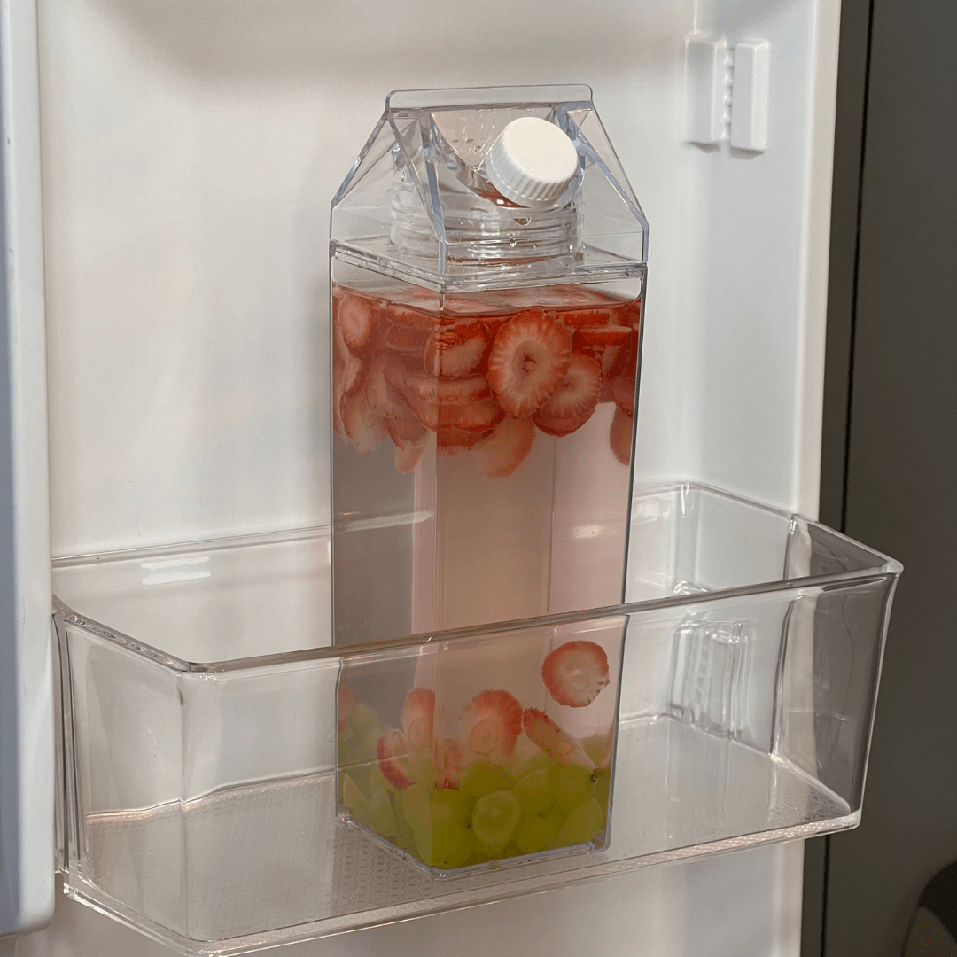 Garrafa Decorativa My Box 1L Transparente Organização para Bebidas