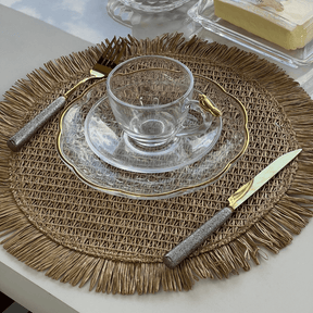 Jogo de 4 Xícaras de Chá com Pires Golden Bird - 180ml