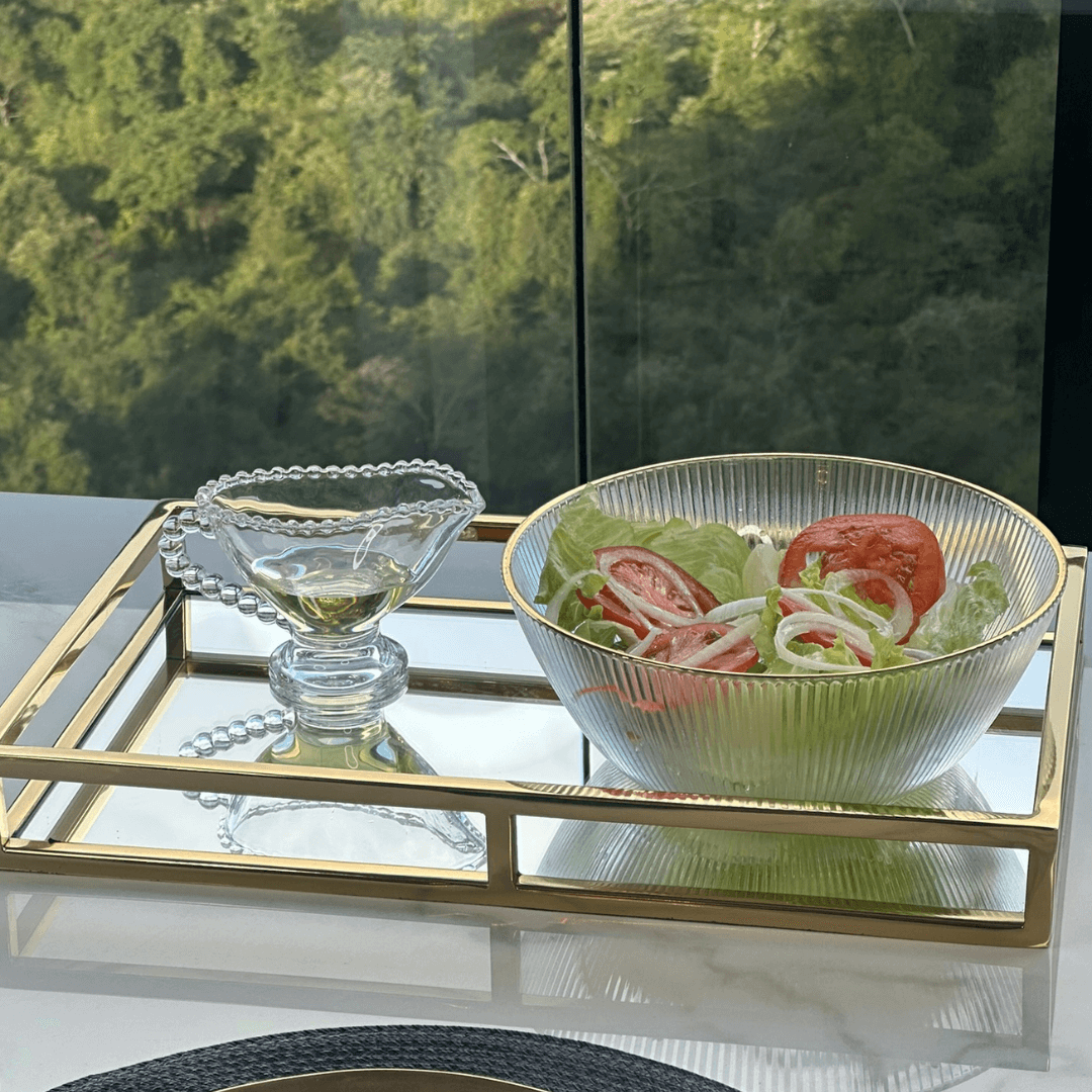 Molheira de Cristal Pearl Bolinha 140ml