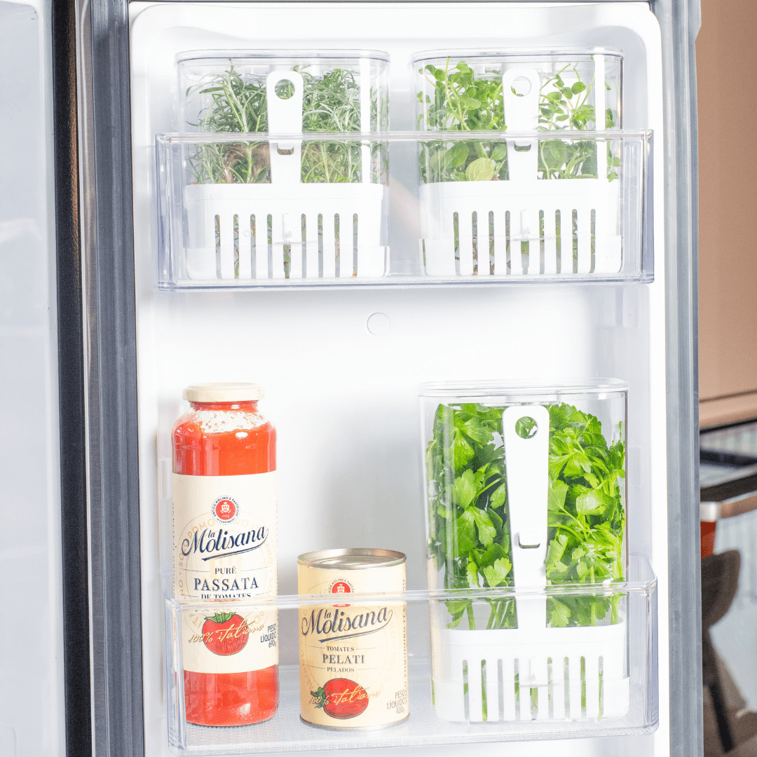 Organizador Pote para Temperos Frescos Clear Fresh 1,5 Litros